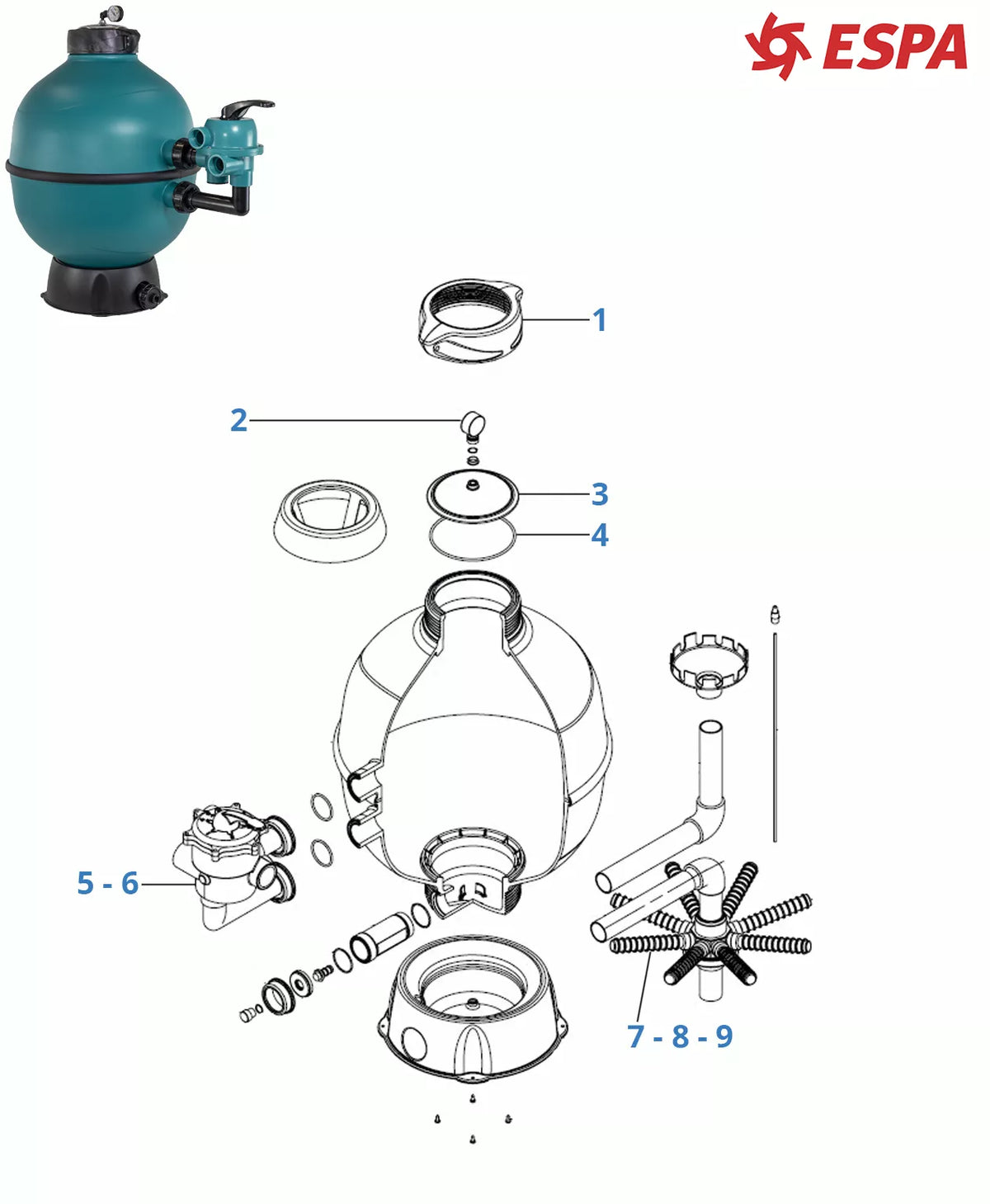 Ersatzfilter für ESPA Filterkit Plus FKP