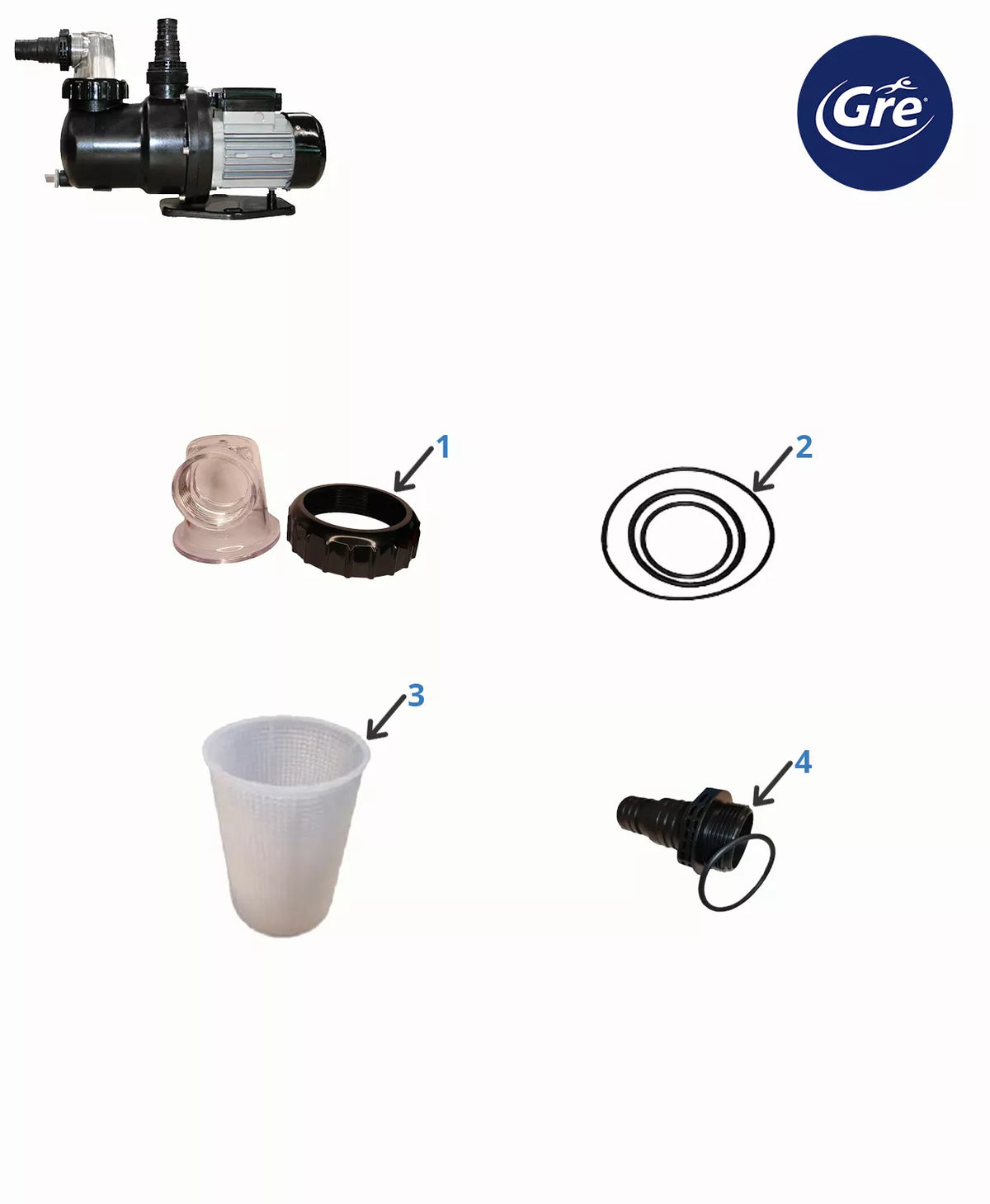 Recambios bomba Gre Comfort