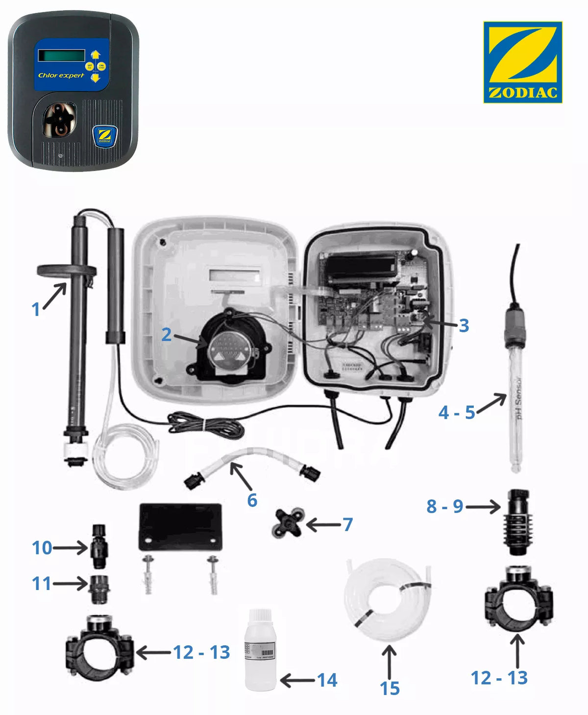 Recambios Zodiac Chlor Expert