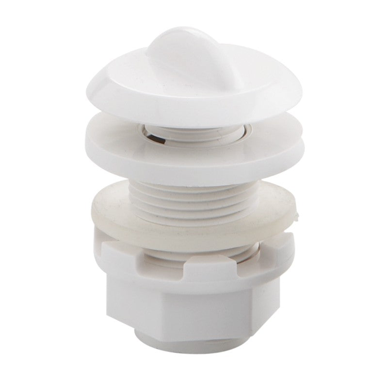 Toma de aire regulable 3/4" ABS blanco minispas