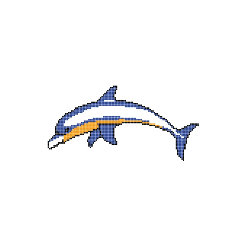 Dibujo gresite Delfin peque