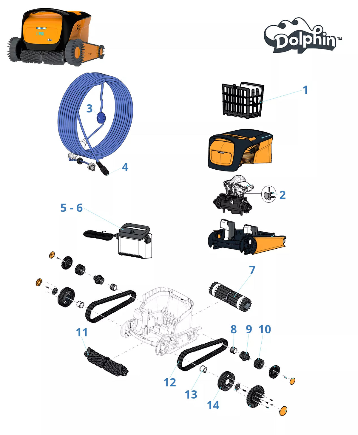 Recambios para Dolphin C90i