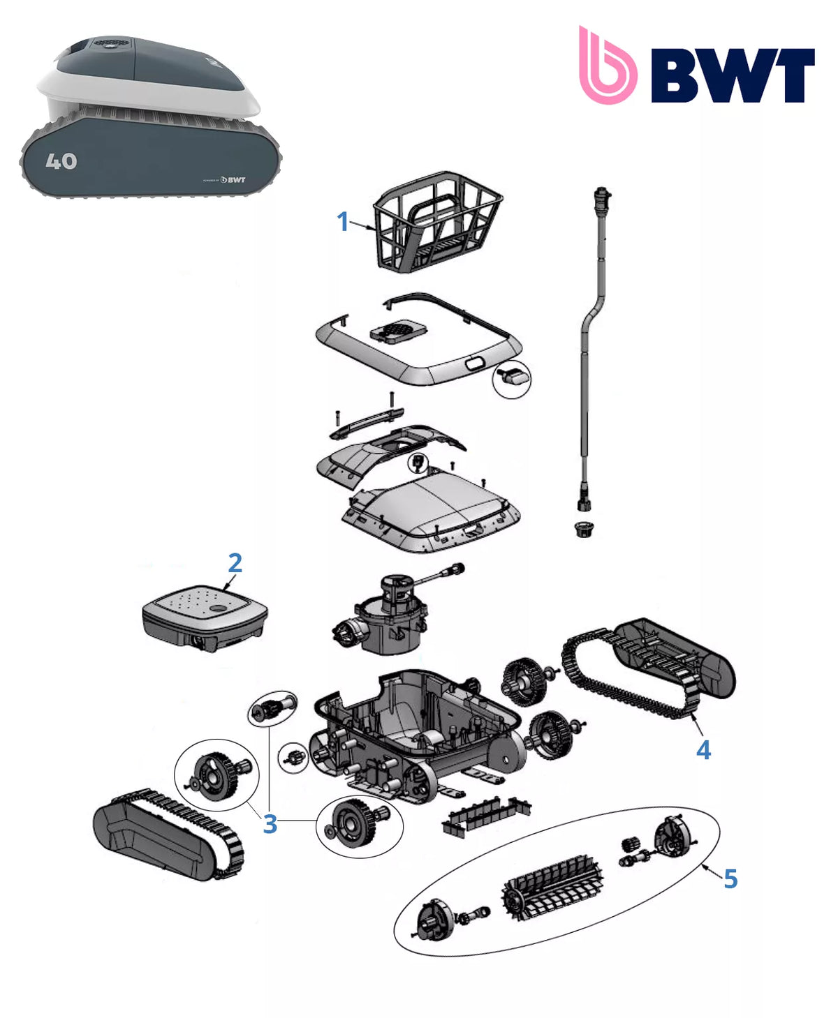 Recambios BWT Ino 40