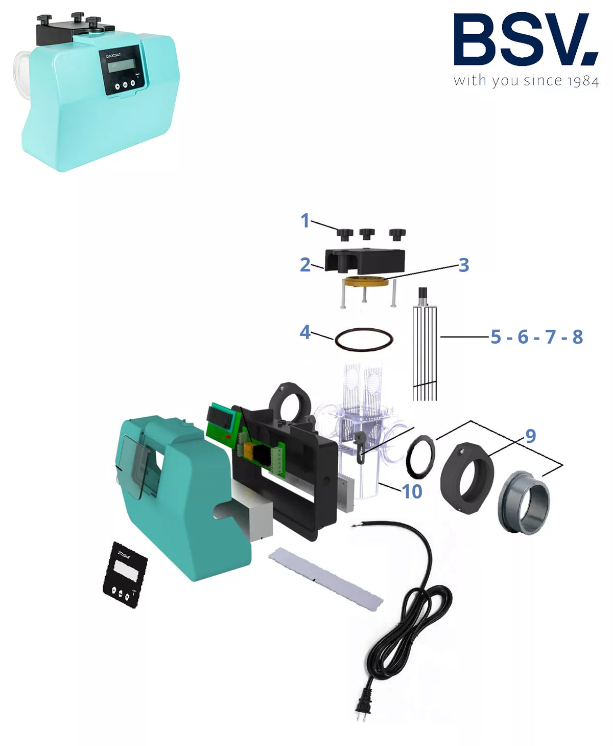 Recambios clorador BSV QuickSalt e360