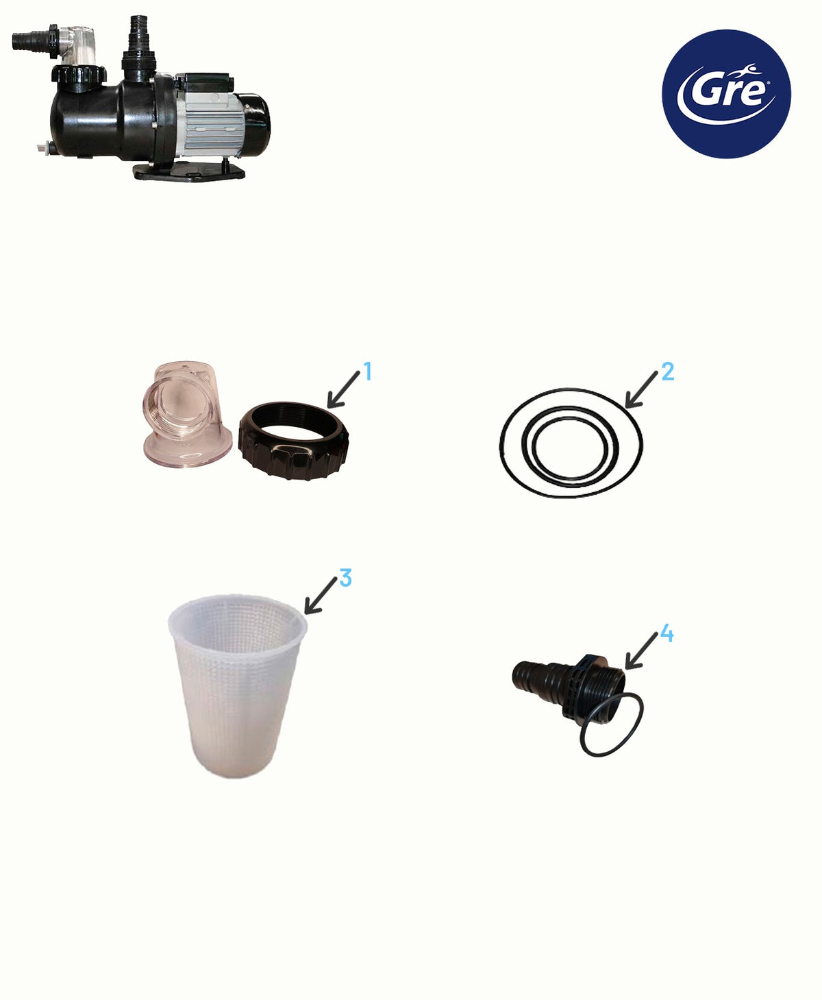 Recambios bomba Gre Comfort