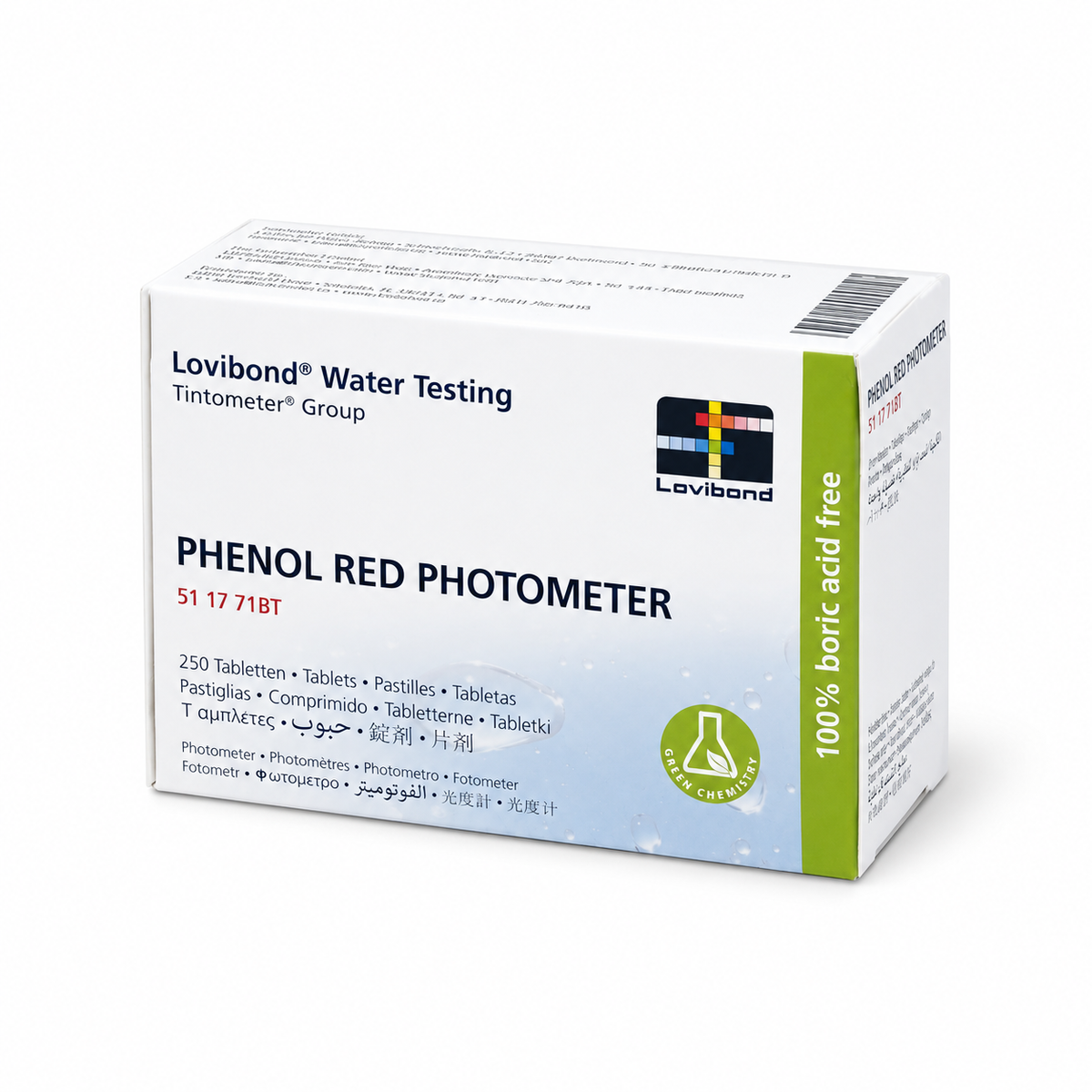 Reactivo Lovibond Phenol Red fotómetro 511771BT — vista 1