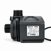 Sicce Multi 2500 — Vista lateral y etiqueta técnica