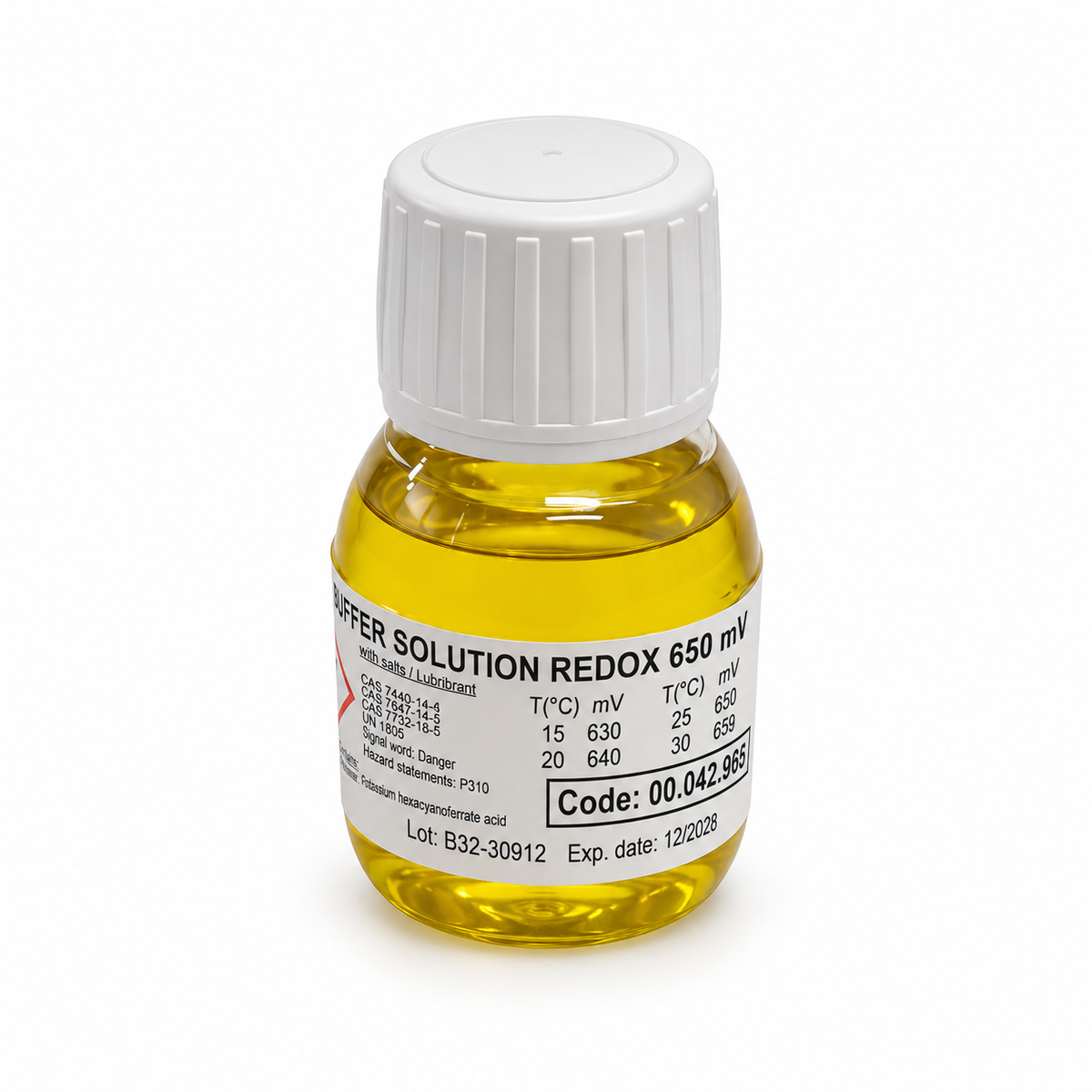 Solución tampón ORP 650 mV (50 ml)
