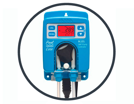 The salt chlorinator automatically and effectively disinfects the pool water without the need for chemicals.