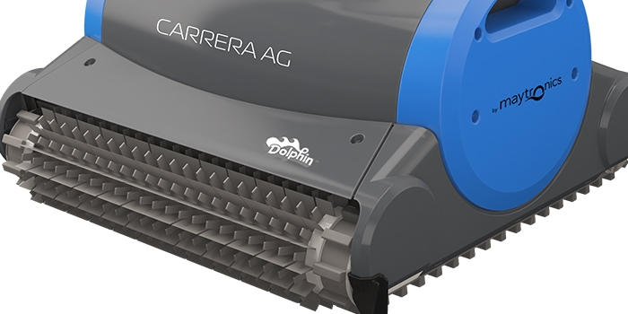 De Dolphin Carrera AG zwembadreiniger zorgt voor een betrouwbare, gemakkelijke en kosteneffectieve reiniging van het zwembad. De betrouwbare filtratiemethode in alle zwembadomstandigheden en het actief borstelen van elk oppervlak optimaliseren de zwembadhygiëne.